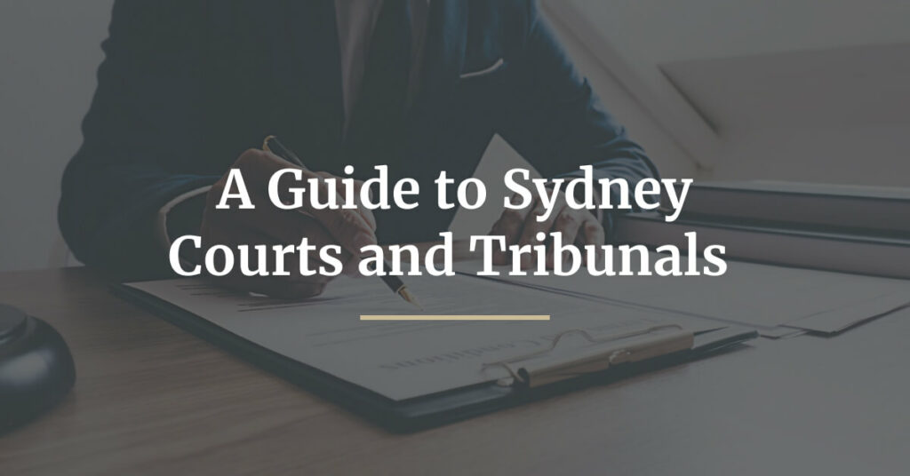 A Guide to Sydney Courts and Tribunals -img